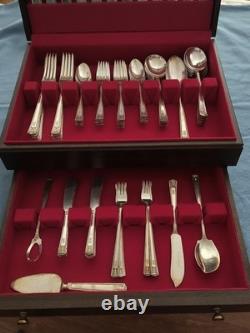 81 pc. Holmes & Edwards Century s/p flateware set 1923 monogram