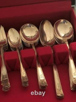 81 pc. Holmes & Edwards Century s/p flateware set 1923 monogram