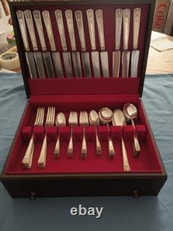 81 pc. Holmes & Edwards Century s/p flateware set 1923 monogram