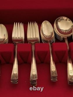 81 pc. Holmes & Edwards Century s/p flateware set 1923 monogram