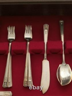 81 pc. Holmes & Edwards Century s/p flateware set 1923 monogram