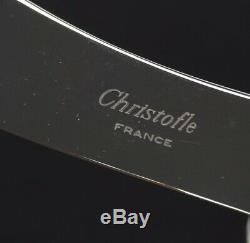 87 Pc Christofle Malmaison Silverplate Flatware Set w Chest Free US Shipping