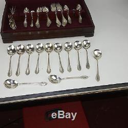 88 PC REMEMBRANCE 1847 Rogers Silverplate Flatware Set Service For 12