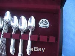 88 piece 1847 Rogers Bros First Love Set Iced Tea Spoons No Monograms