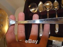 89-pc Oneida Nobility Plate Silverplate Flatware Set (Service for 11) Royal Rose