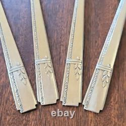 91 Pc Oneida Prestige GRENOBLE Silverplate SERVICE FOR 12 Flatware Set Wood Case