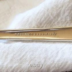 91 Pc Oneida Prestige GRENOBLE Silverplate SERVICE FOR 12 Flatware Set Wood Case