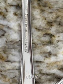 91 Piece 1950 SIGNATURE Company Plate Silverware Monogram D Wooden Box