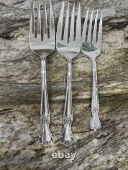 91 Piece 1950 SIGNATURE Company Plate Silverware Monogram D Wooden Box