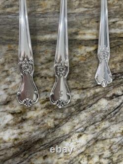 91 Piece 1950 SIGNATURE Company Plate Silverware Monogram D Wooden Box