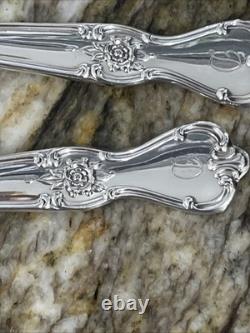 91 Piece 1950 SIGNATURE Company Plate Silverware Monogram D Wooden Box