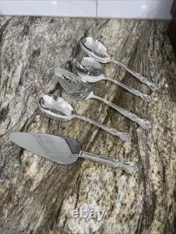 91 Piece 1950 SIGNATURE Company Plate Silverware Monogram D Wooden Box