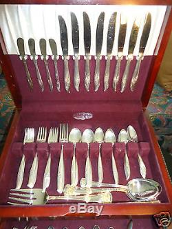 91 Pieces Dinner set Cutlery Mobility plate Polished Silver In Original Chest