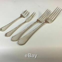 9 Place Setting Service For 12 High Quality French Silverplated Flatware