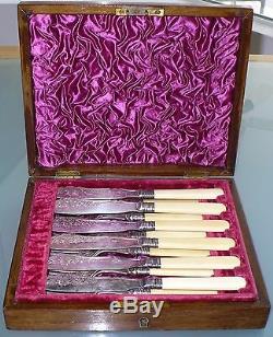 ANTIQUE 1830's THOMAS WILKINSON & SONS ELECTROPLATE SILVER PLATE FLATWARE SET