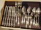 American Beauty Rose by Holmes & Edwards XIV Inlaid SILVERPLATE Flatware Set