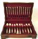 Antique 1847 Rogers Bros Eternally Yours Silverware Estate Set Of 62 Pieces