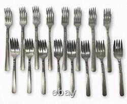 Antique 1881 Rogers Oneida LTD Silverware Silver Plate Set for 8, Total 48 Piece