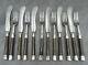 Antique Antler Stag Horn Handled Dessert Cutlery Set Mappin & Webb Silver Plated