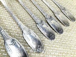 Antique Christofle Cutlery Set Large Table Forks Delafosse Empire Silver Plated