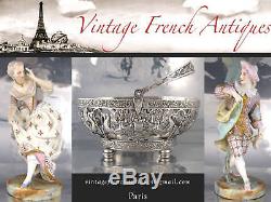 Antique French Christofle Alfénide Silver Plate Flatware Set, Napoleon III, 1860