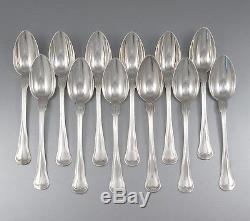 Antique French Christofle Silver Plated Flatware Set, 38 pcs, Late 19th century