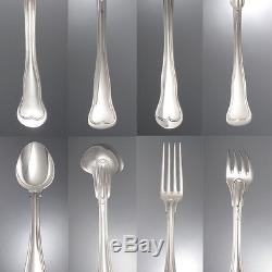 Antique French Christofle Silver Plated Flatware Set, 38 pcs, Late 19th century