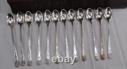 Antique Gorham Vanity Fair 1923 Silverplate Flatware 78 Piece Set Monogrammed