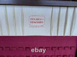 Antique Holmes & Edwards Silverplate Danish Princess Flatware Set 65 Pieces