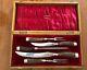 Antique Joseph Rodgers&Sons 5 Piece Sheffield Carving Set in Original Wood Box