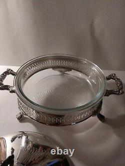 Antique Oneida Silver Plated Tea/Coffee Serving Set casserole cookware