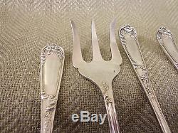 Antique Silver Plated Cutlery Flatware Serving Set Art Nouveau Mappin & Webb
