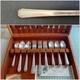 Antique Silverplate Flatware Set Stratford TOWER Art Deco 42 PCs & Box CC