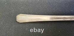 Antique Silverplate Flatware Set Stratford TOWER Art Deco 42 PCs & Box CC