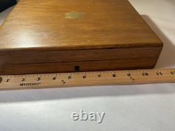 Antique Silverplate Levesley Bros Set 12 Mother Of Pearl Dessert Cutlery w BOX