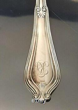 Antique Tiffany & Co Whittier Silverplated Serving Spoon Lot 4 Monogram Flatware