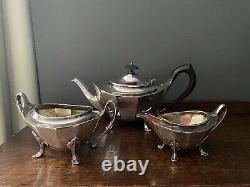 Antique Victorian Silver Plate Tea Set Circa 1862 97