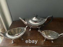Antique Victorian Silver Plate Tea Set Circa 1862 97