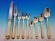 Aria Gold by Christofle France Silverplate Flatware Set Service 86 pieces Dinner