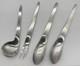 Arne Jacobsen Matte by Georg Jensen Stainless Steel Spoon Fork Soup 4 Pc MCM