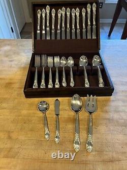 BALLAD-COUNTRY LANE Oneida Silverplate Flatware 12 plc settings SET 64pcs