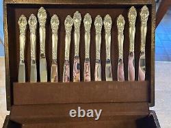 BALLAD-COUNTRY LANE Oneida Silverplate Flatware 12 plc settings SET 64pcs