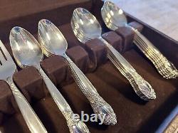 BALLAD-COUNTRY LANE Oneida Silverplate Flatware 12 plc settings SET 64pcs