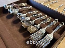 BALLAD-COUNTRY LANE Oneida Silverplate Flatware 12 plc settings SET 64pcs