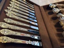 BALLAD-COUNTRY LANE Oneida Silverplate Flatware 12 plc settings SET 64pcs