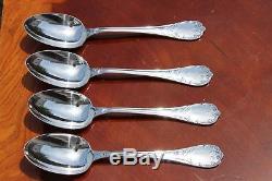 Beautiful Christofle Marly Silver Plated Flatware 12 Pcs in 4 Settings