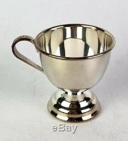 Beautiful Vintage E. P JAPAN Silver Plated Punch Bowl Set Bowl, Ladle and 12 Cups