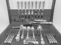 Birks Louis de France 54 Piece Set of Regency Silver Plated Flatware