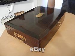 Birks Regency Plate Queen Mary 49 Pcs Flatware Set + Case Exc. ++