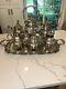 Birmingham Silver Co. Silver Plate 7 Piece Coffee Tea Set & Serving Tray Vintage